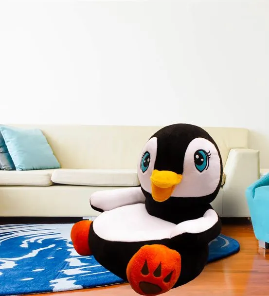 Penguen Peluş Bebek Çocuk Koltuğu (%100 Yerli)